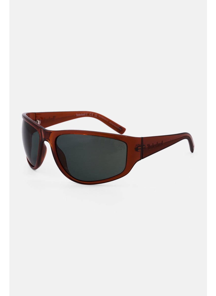 Timberland Men TB9288/S Square Sunglasses, Brown  - Image 3