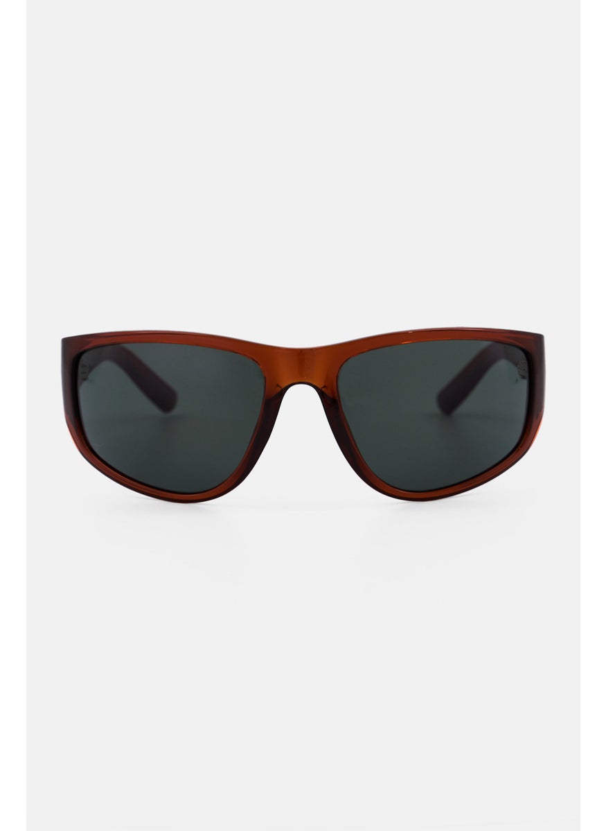 Timberland Men TB9288/S Square Sunglasses, Brown  - Image 1