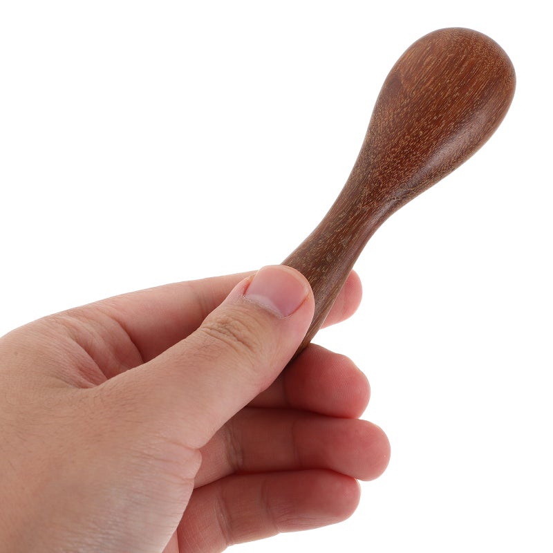 2pcs Wood Gua Sha Massage Tool - Spoon Shape Chinese Spatula Facial Back Scraping For Application Mixing Skincare - Image 2