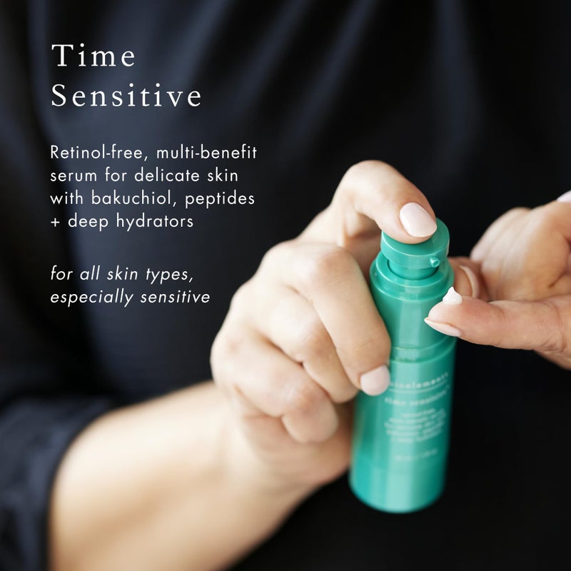 Bioelements Time Sensitive - 1 fl oz - Retinol-Free, Multi-Benefit Serum - Targets Premature Aging - For Sensitive Skin - Vegan, Gluten Free - Image 3