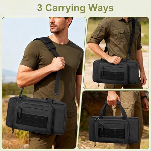 samdew Chef Knife Storage Bag, Kitchen Tool Organizer with 18 Utensil Slots, Knife Set Carrying Case for Culinary Chef, with Detachable Shoulder Strap for Kitchen, Camping & Travel, Bag Only - Image 5