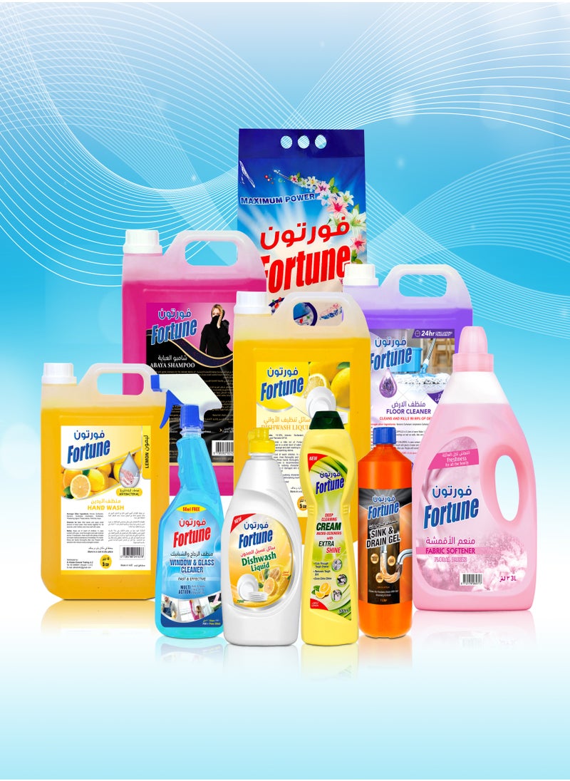 Fortune Fortune Antibacterial Floor Cleaner Liquid Rose 5L  - Image 3