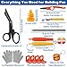 FEMBW Cardboard Construction Kit 150 PCS DIY STEM Craft Set with KidSafe Cardboard CutterSafe Serrated Cutter Tools for Creative Projects School Home Team Activities Ages 5 - Image 4