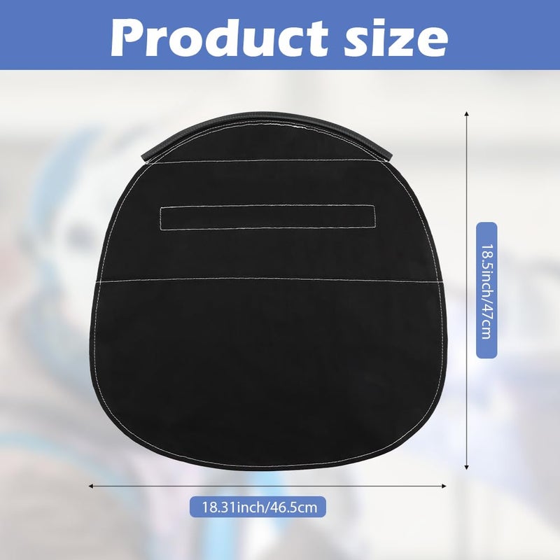 LVOERTUIG Welding Helmet Cover, Helmet Extended Cover with Press Fit Seal, Full Protection Welding Hood Accessories Welding Head Cover for Most Welding Helmets,Welding Helmet Accessories (Black) - Image 2