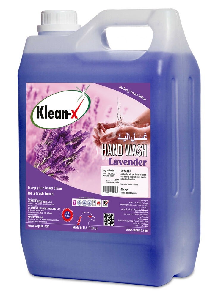 Klean-X Hand Wash Lavender 5 Litres - Image 2