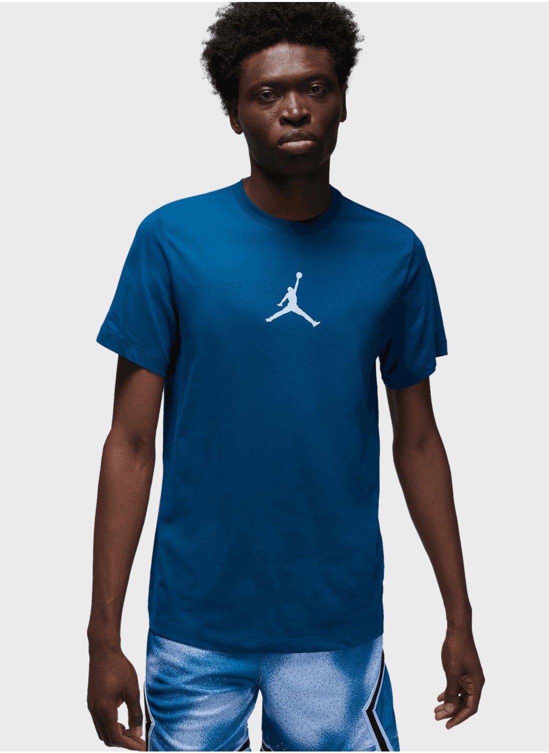 Jordan JUMPMAN AIR - Print T-shirt - blue tint/blue 