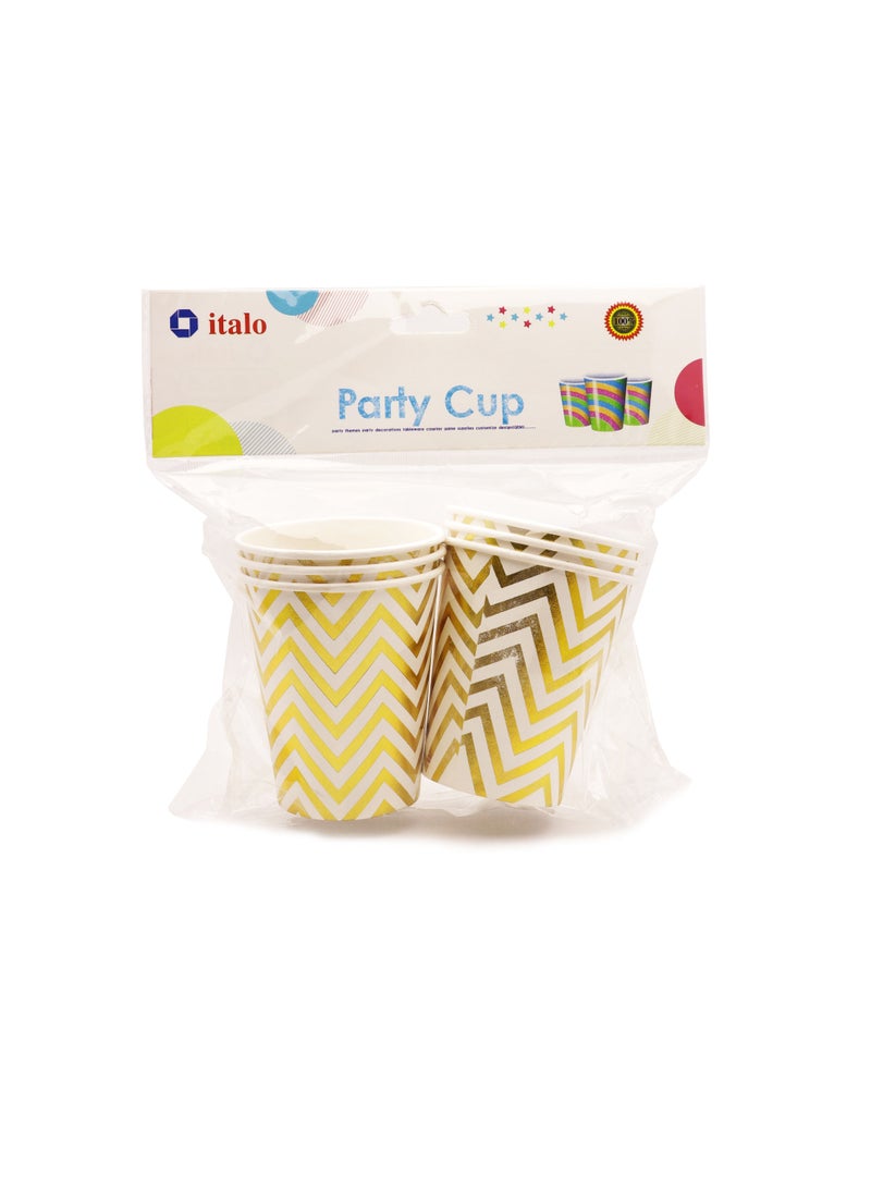 ITALO 6-Piece Paper Party Cup set - Image 1