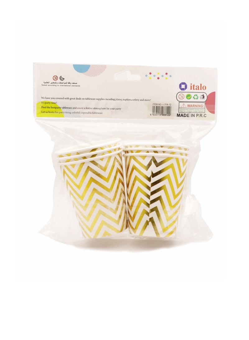 ITALO 6-Piece Paper Party Cup set - Image 3