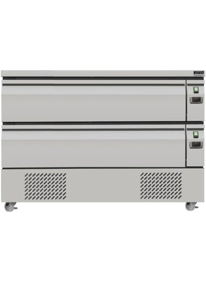 Sofia Refrigeration Variable Temperature Drawer, Chiller and Freezer, Stainless Steel 6GN, 168 Litres Capacity Low Noise Energy Efficient Restaurant Kitchen Chiller - Image 2