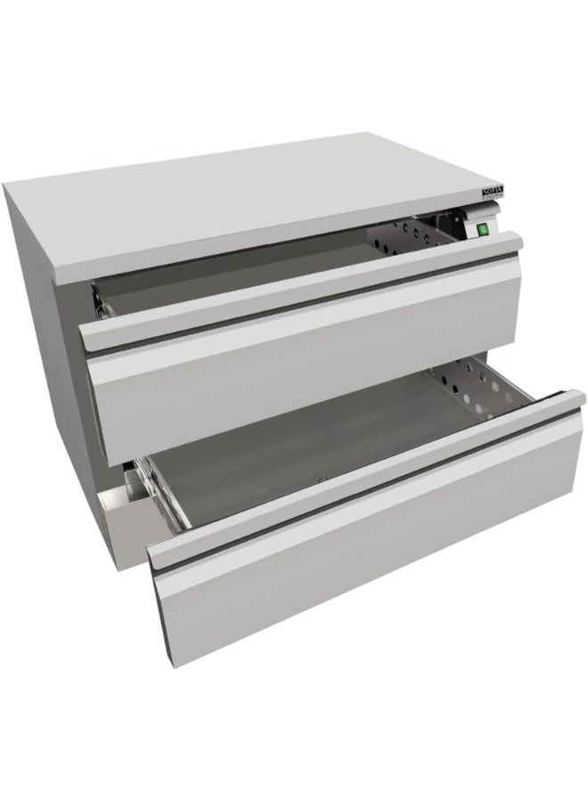 Sofia Refrigeration Variable Temperature Drawer, Chiller and Freezer, Stainless Steel 6GN, 168 Litres Capacity Low Noise Energy Efficient Restaurant Kitchen Chiller - Image 3