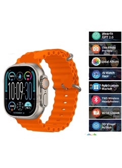 HK HK 10 Ultra 3 Multifunctional Super Amoled Watch For Men and Women With Wireless Charging  - Image 1
