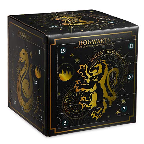 Harry Potter Advent Calendar 2025 Girls Teens Women 24 Day Christmas Countdown with Stationery Socks Accessories Magical Calendar Gifts for Girls (Black Cube) - Image 1
