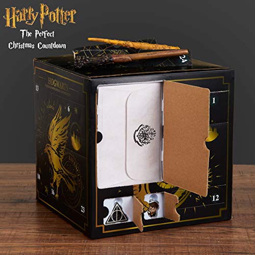 Harry Potter Advent Calendar 2025 Girls Teens Women 24 Day Christmas Countdown with Stationery Socks Accessories Magical Calendar Gifts for Girls (Black Cube) - Image 4