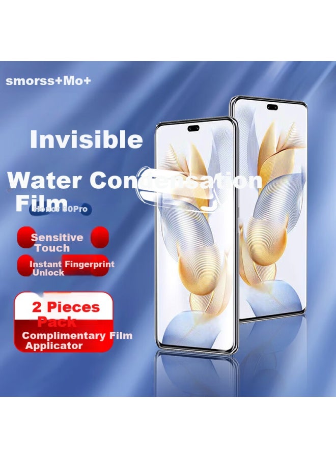 Smorss Suitable For Honor 90 Pro Full Glue Phone Film, Honor 90 Pro Non-tempered Hydrogel Film, High Definition Curved Full Screen Coverage, Wear-resistant And Anti-fingerprint