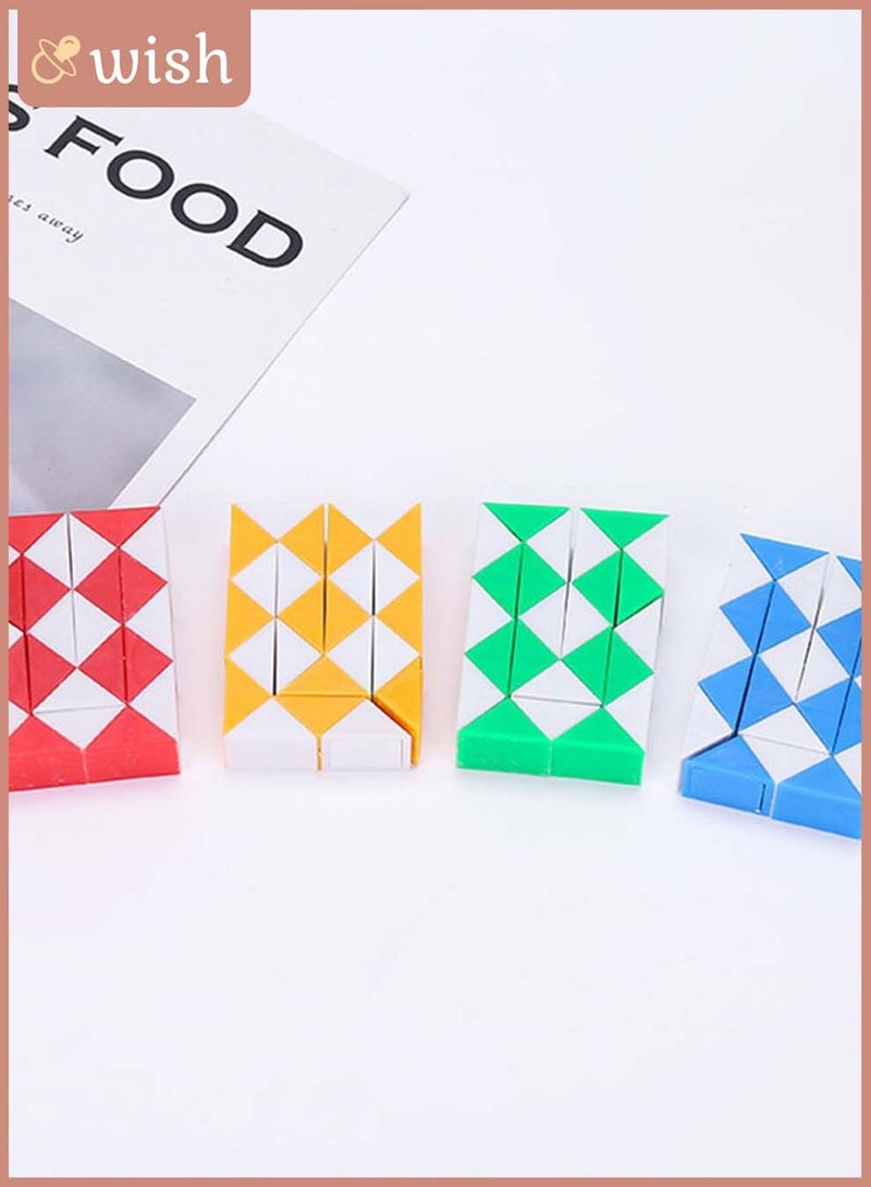 مجموعة الثعبان متعددة الاستخدامات، ألعاب الثعبان الملتوية للفتيات والأولاد والبالغين - لعبة تخفيف التوتر والقلق والتوحد - هدية لعبة السفر لأعياد الميلاد والحفلات - Image 2