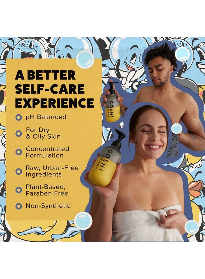 GOSHI Super Vitamin Body Wash 20 oz - pH-Balanced Exfoliating Body Wash for Men and Women - For All Skin Types - Image 3