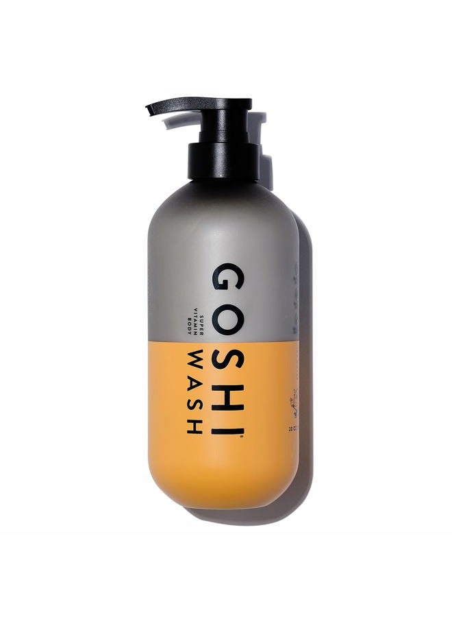 GOSHI Super Vitamin Body Wash 20 oz - pH-Balanced Exfoliating Body Wash for Men and Women - For All Skin Types - Image 1