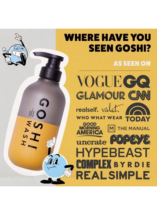 GOSHI Super Vitamin Body Wash 20 oz - pH-Balanced Exfoliating Body Wash for Men and Women - For All Skin Types - Image 4