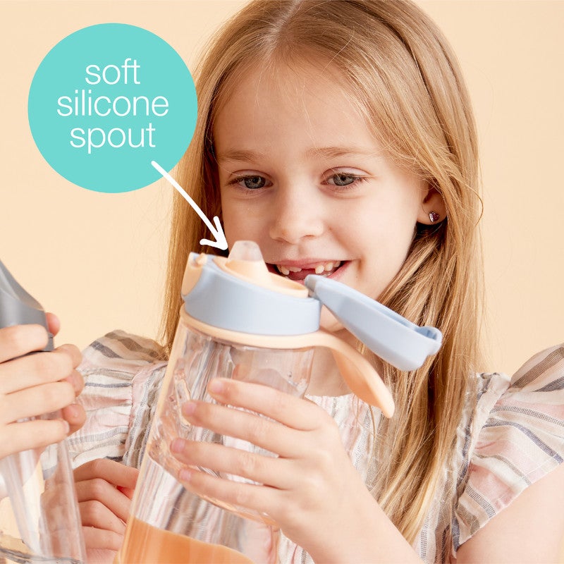 b.box Sport Spout Drink & Water Bottle | Easy Grip Bottle and Leakproof Lid | Cool Modern Child Friendly Design, Tilt and Sip | 600ml/20(mid night) - Image 3
