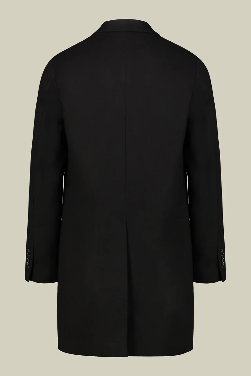 دوبل غانغر Men's single-breasted coat - Black