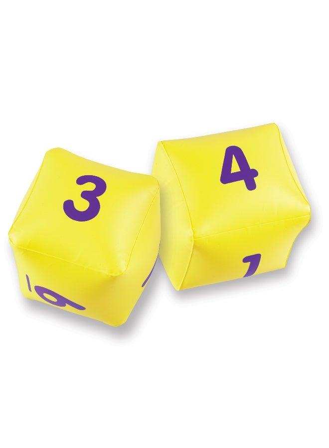 ليرننج ريسورسز مجموعة أنشطة حصيرة هيب هوب هاندرد من ليرنينج ريسورسز، حصيرة أرضية عملاقة للعد وأنماط الأرقام، تتضمن مكعبين قابلين للنفخ و54 إطارًا رقميًا، لعبة رياضيات للأعمار من 5 سنوات فما فوق - Image 3