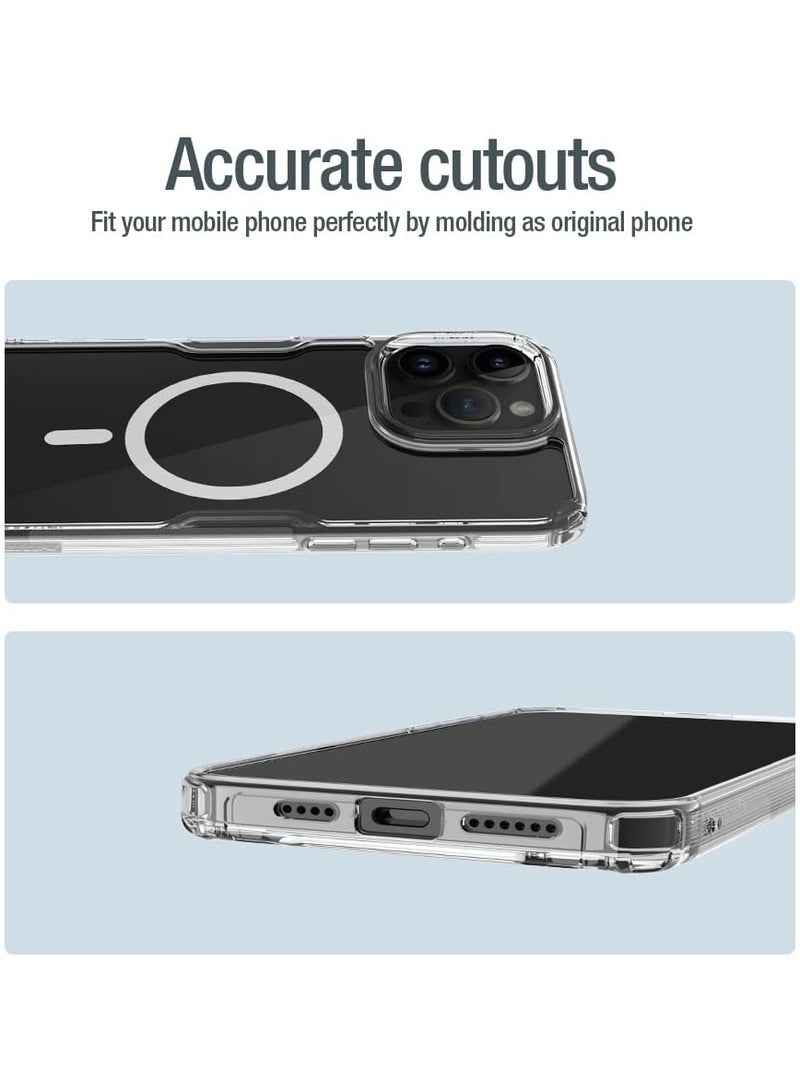 Nillkin Nature TPU Pro Magnetic Series Cover Case Designed For Apple iPhone 15 Pro Max - White - Image 2