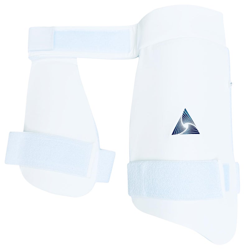 CONSTANT Player Edition Cricket Combo Thigh Pads (PU Leather) (White, Mens, Right Handed) - Image 5