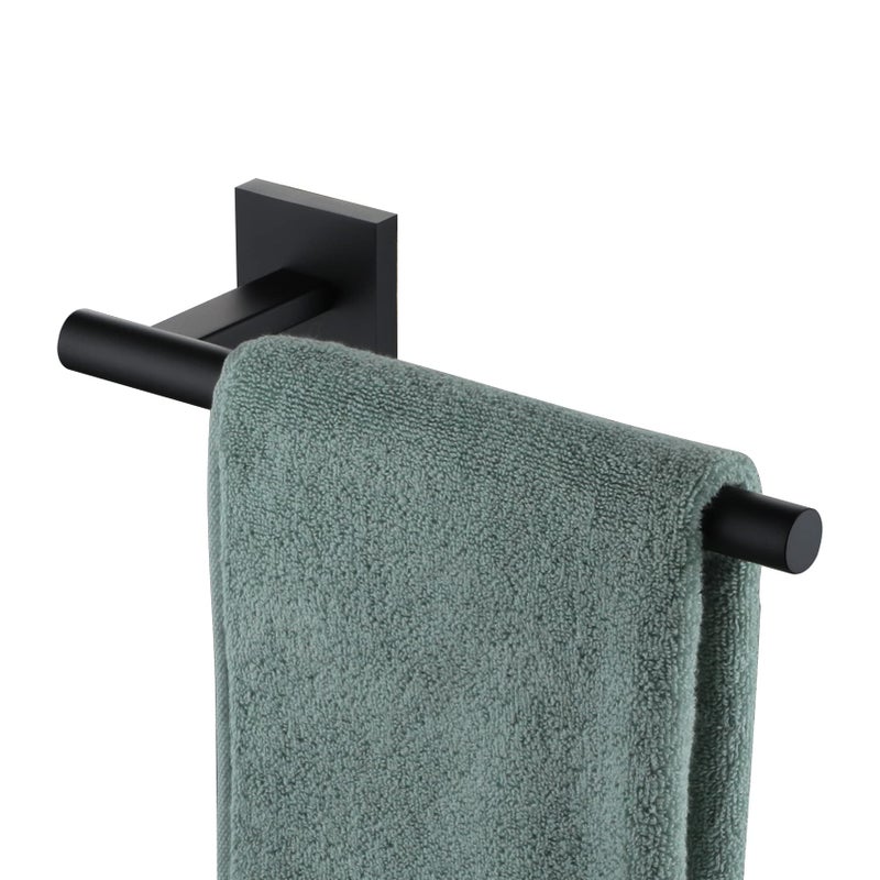KOKOSIRI Towel Bar Matte Black Bathroom Hardware Hand Towel Rails Wall Mounted Kitchen Toilet Cabinet Paper Holder Stainless Steel B3008BK