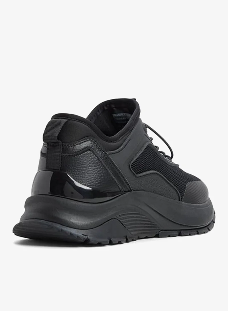 Call it Spring Lexaa Ladies Black Low Top Sneaker