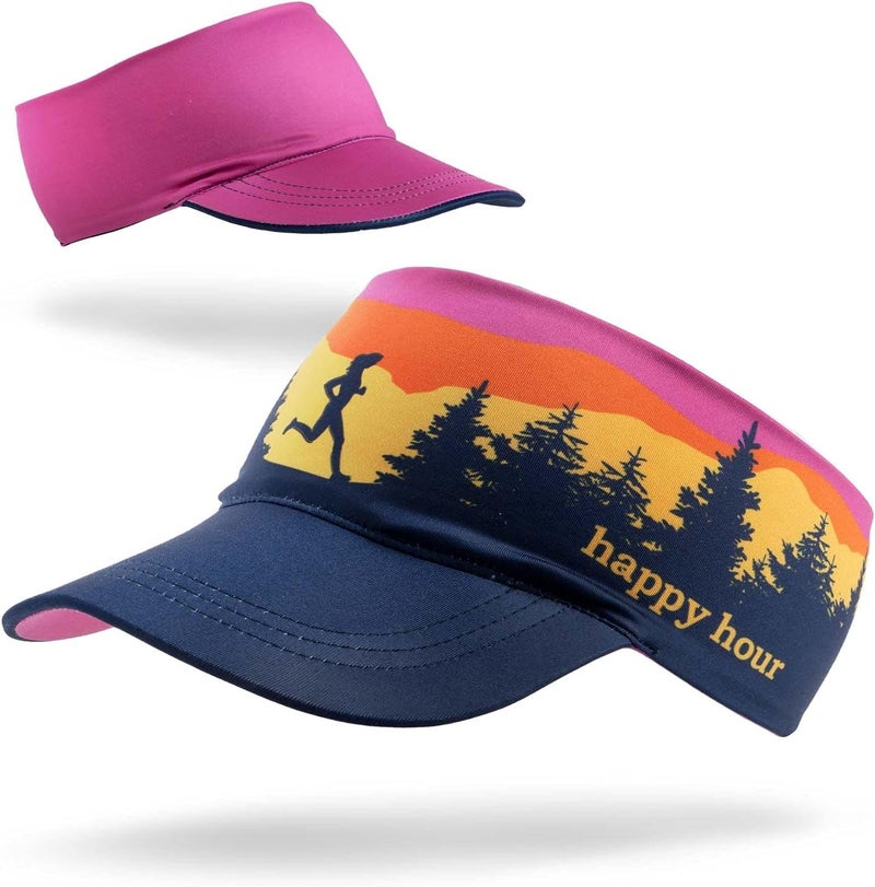 Gone For a Run Runners Lightweight Comfort Performance Visor | Multiple Designs | One Size Fits Most - Image 1