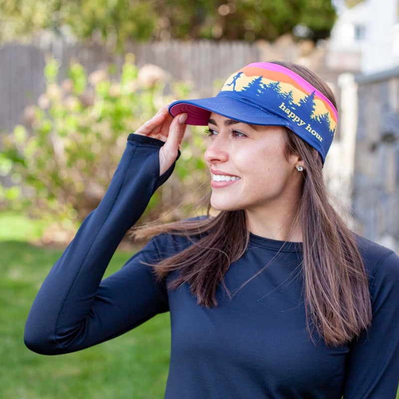 Gone For a Run Runners Lightweight Comfort Performance Visor | Multiple Designs | One Size Fits Most - Image 2