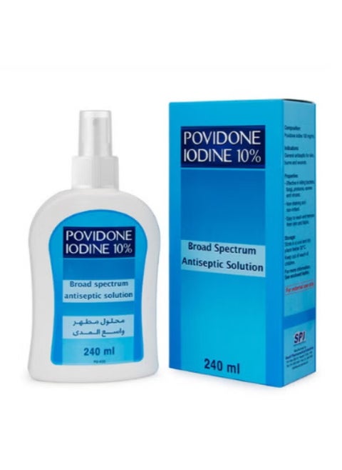 Povidone Iodine 10%  240 ml Spray