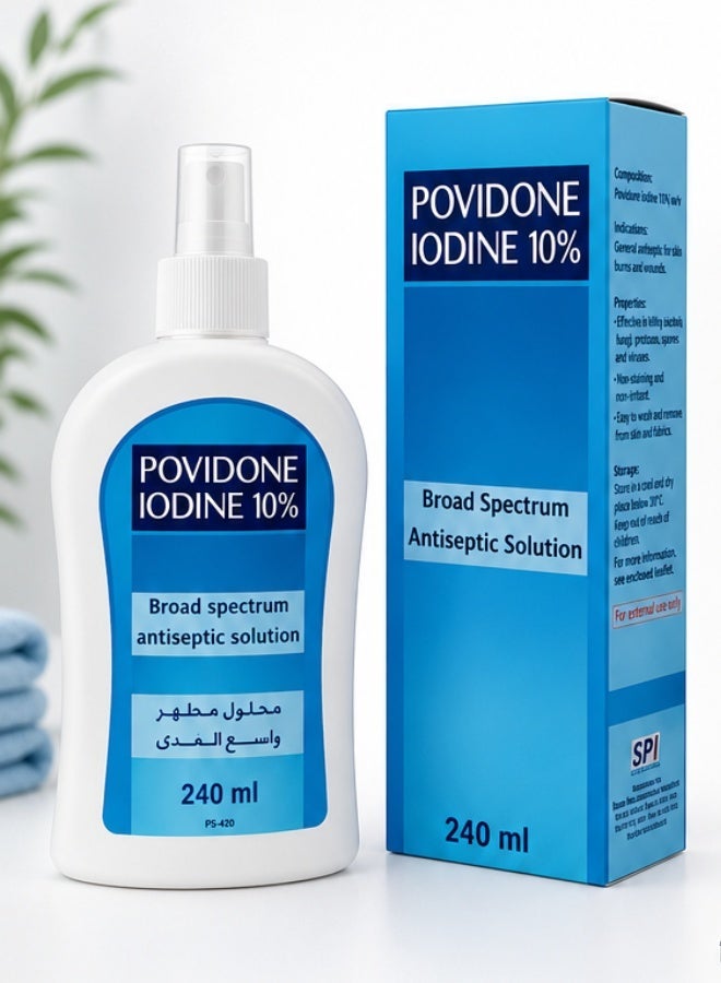POVIDONE-IODINE Povidone Iodine 10%  240 ml Spray - Image 1