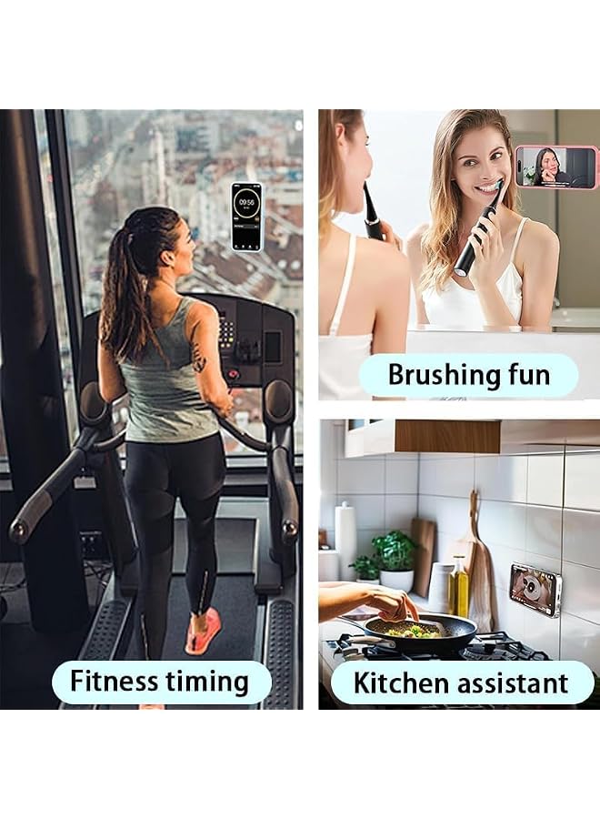 S-TOP 4 Pack Silicone Double Sided Suction Cup Phone Holder, Detachable Hands Free & Strong Grip Holder for Selfies & Videos - Image 4