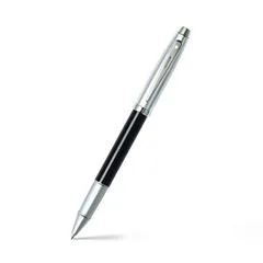 Sheaffer PEN SHEAFFER 100 E9313 GLOSSY BLACK BARREL BRUSHED CHROME CAP CHROME PLATED TRIMS RB
