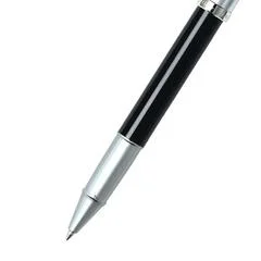 Sheaffer PEN SHEAFFER 100 E9313 GLOSSY BLACK BARREL BRUSHED CHROME CAP CHROME PLATED TRIMS RB