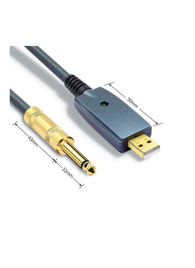 NIBEMINENT USB Guitar Audio Cable Adapter  - Image 5