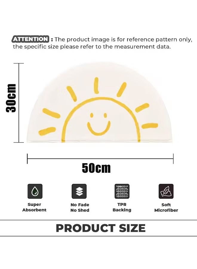 Bathroom Carpet, Non-Slip Bath Mat, Bathroom Household Absorbent Mat, Simple Nordic Style Floor Mat, Kitchen Porch Floor Mat, Suitable For Bedroom, Toilet, Bathroom Door