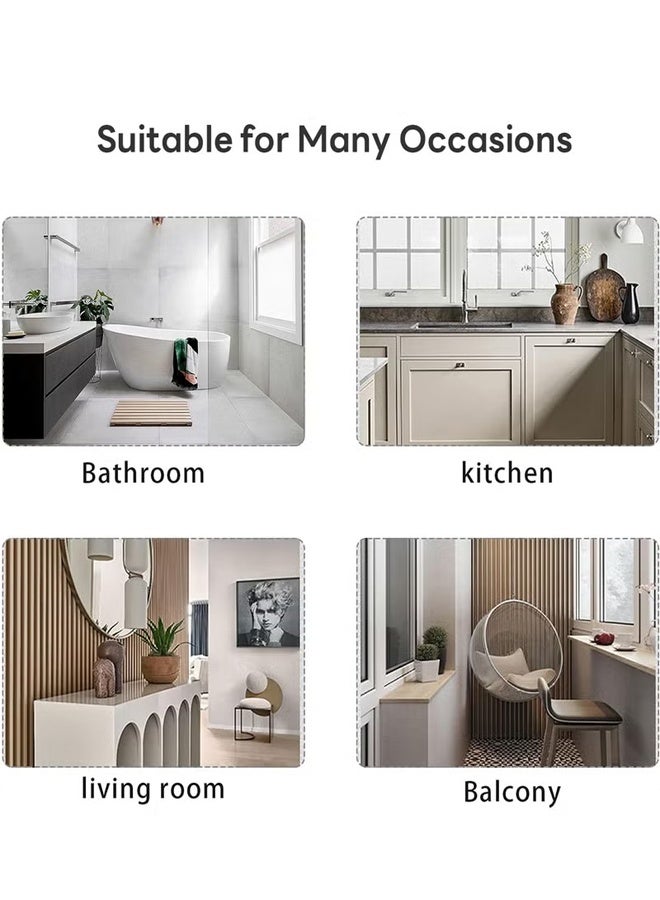 Bathroom Carpet, Non-Slip Bath Mat, Bathroom Household Absorbent Mat, Simple Nordic Style Floor Mat, Kitchen Porch Floor Mat, Suitable For Bedroom, Toilet, Bathroom Door