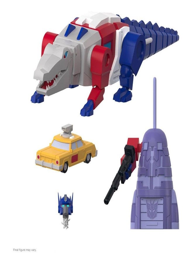 Super7 ULTIMATES! Transformers Alligaticon (G1 Cartoon) - 7" Transformers Action Figure with Accessories Classic Cartoon Collectibles and Retro Toys