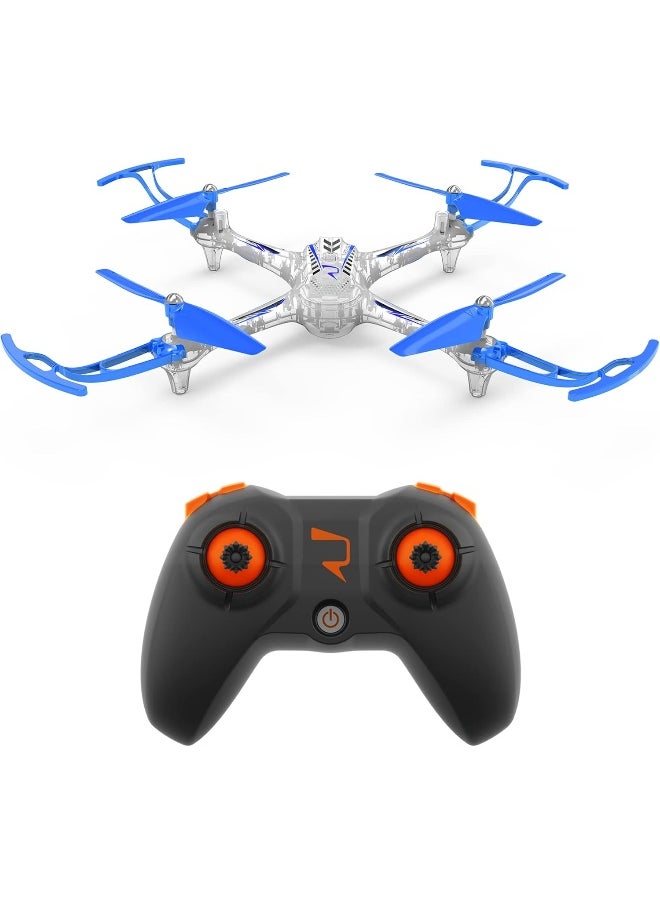SYMA - Syma 4-Channel Auto Hover RC Stunt Drone (Blue/White) - Image 1