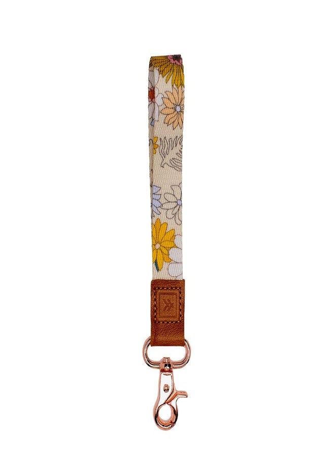 Thread Wallets Wrist Lanyard Strap for Men & Women, KeyChain Wristlet, Wristlet Keychain for Badge, Wallet, and Phone Wrist Strap, Wristlet Strap for ID Badge (Blossom) - Image 1