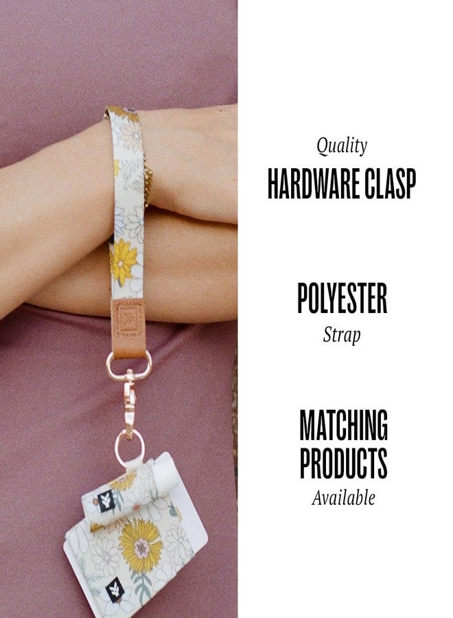 Thread Wallets Wrist Lanyard Strap for Men & Women, KeyChain Wristlet, Wristlet Keychain for Badge, Wallet, and Phone Wrist Strap, Wristlet Strap for ID Badge (Blossom) - Image 2