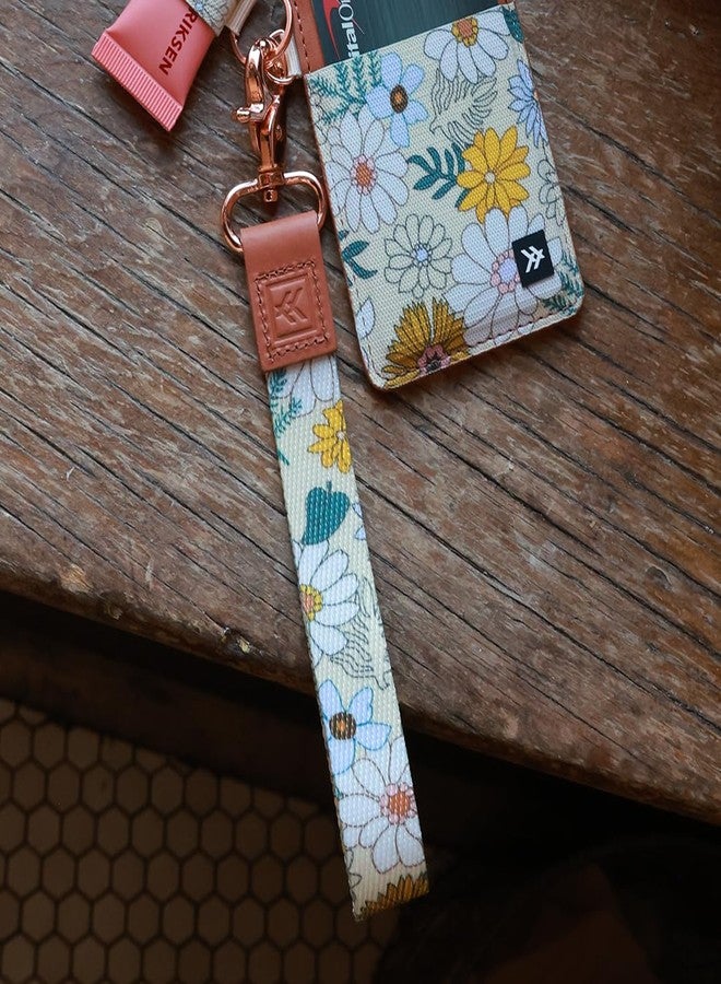 Thread Wallets Wrist Lanyard Strap for Men & Women, KeyChain Wristlet, Wristlet Keychain for Badge, Wallet, and Phone Wrist Strap, Wristlet Strap for ID Badge (Blossom) - Image 5