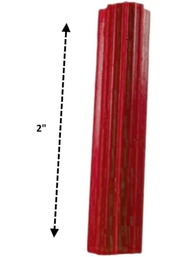 Biella Nylon Column Expansion Screw Anchor Plug, Drywall Plugs For Mirrors, Clocks And Shelving On Walls Etc, 2" Red (Pack Of 100) - Image 4