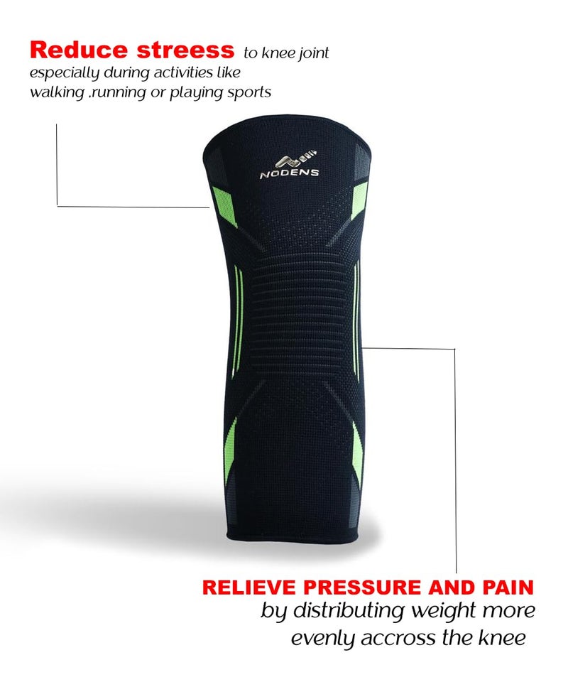 NODENS Nylon Knee Support, Knee Caps, Knee Brace For Knee Pain Relief Products, Knee Pad Leg Sleeves,For Men And Women - Image 3