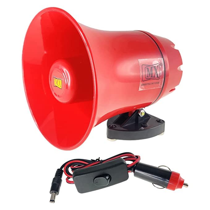 MX 30 W Hand‑Held Megaphone with Siren Alarm – Portable PA Speaker for Indoor/Outdoor Use (20 Watts with USB) - Image 1