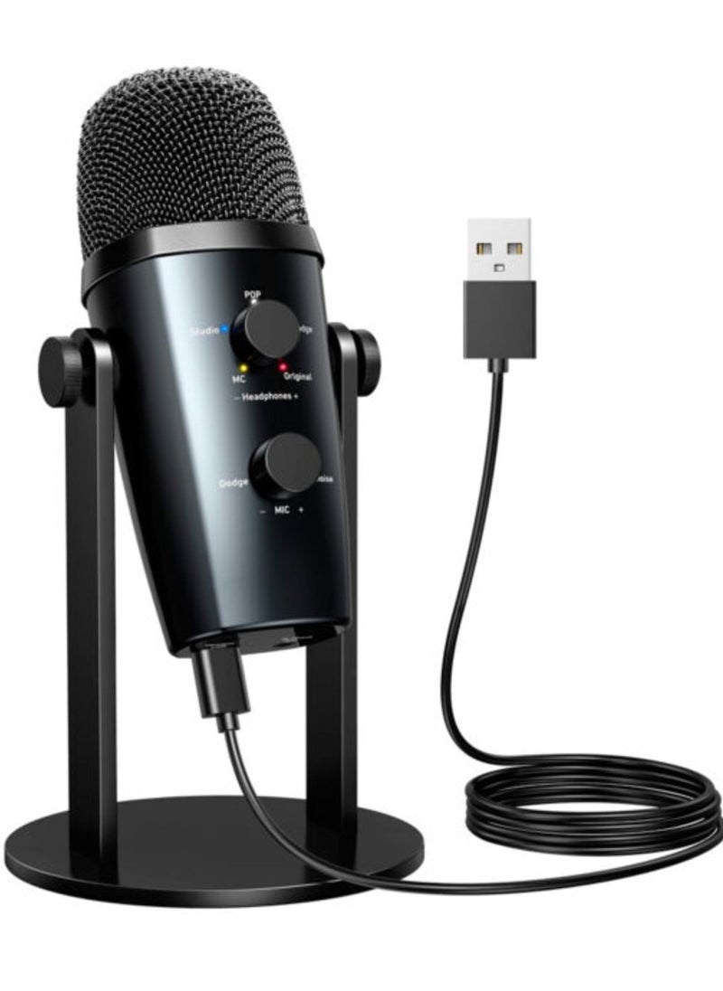 Jmary "Professional Studio Sound: JMARY MC-PW10 USB Studio Condenser Microphone"  - Image 1