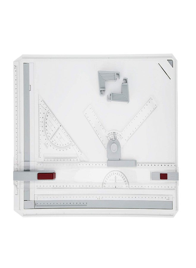 Cocoarm Drafting Table A3 Drafting Table Drawing Board, Portable A3 Drawing Board Multi-Function Drafting Tools Set, Architectural Technical Graphic Sketch Set with Parallel Rulers and - Image 1