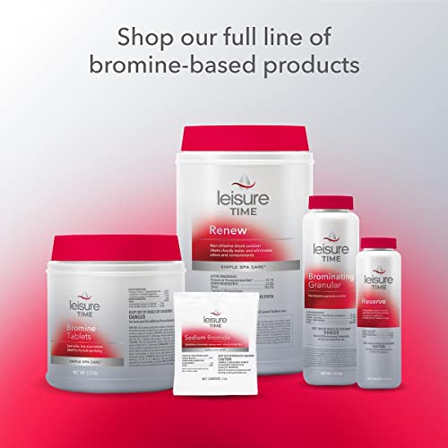 Leisure Time BE1 Sodium Bromide Spa Care Bromine Reserve for Spas and Hot Tubs, 16 Ounces - Image 3